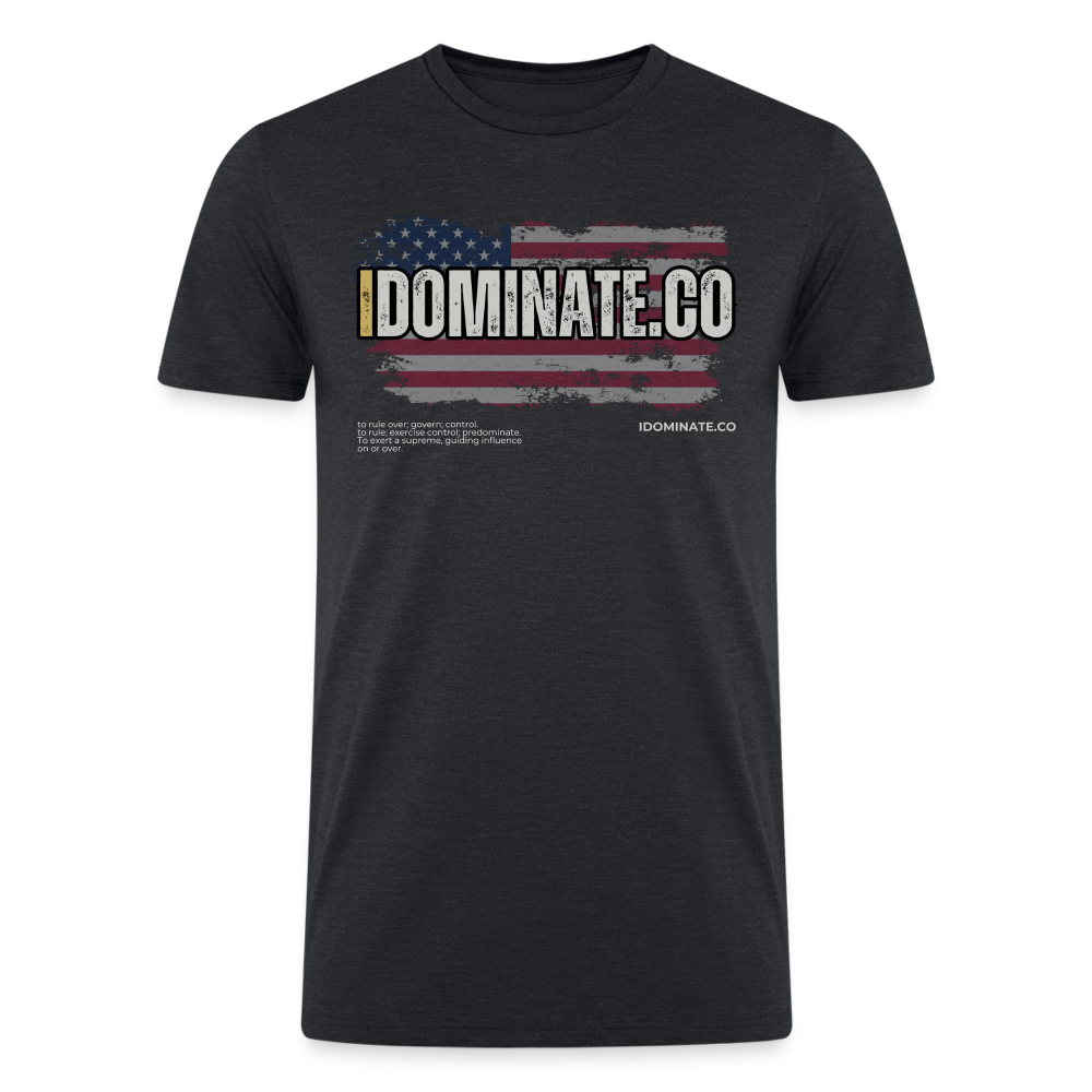 IDOMINATE American Flag! - heather black